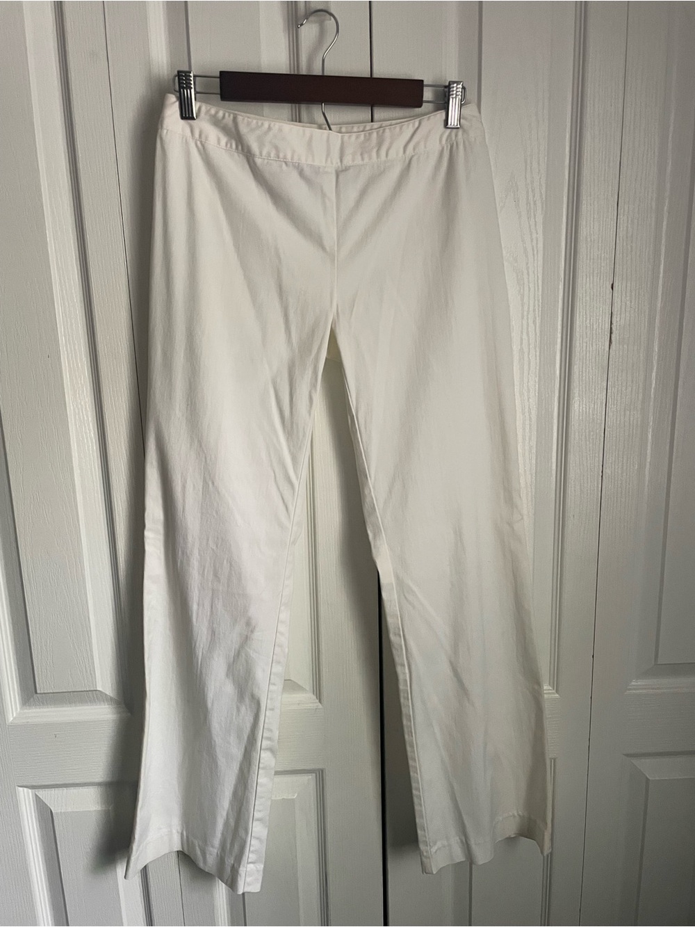 attention White Wide-Leg Women's Pants